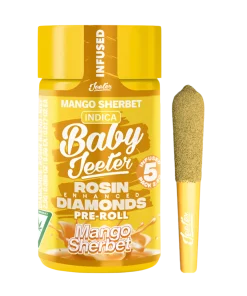 BABY JEETER "MANGO SHERBET" ROSIN ENHANCED PRE-ROLLS