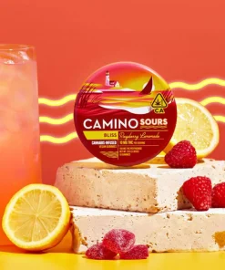 CAMINO SOURS RASPBERRY LEMONADE CANNABIS INFUSED GUMMIES