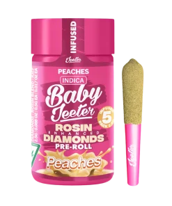 BABY JEETER "PEACHES" INFUSED PRE-ROLL JAR