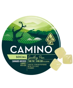 CAMINO "SPARKLING PEAR" CANNABIS INFUSED GUMMIES