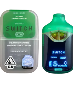 BOUTIQ SWITCH V4 GLOW EDITION "PAPAYA" x "MANGO MELON" 2G DUAL TANK DISPOSABLE
