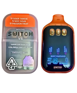 BOUTIQ SWITCH V5 (3 in 1) “SOUR TANGIE” x “NYC SOUR” x “PASSION FRUIT” (SATIVA)