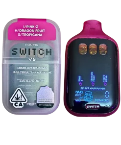 BOUTIQ SWITCH V5 (3 in 1) ”PINK-Z” (INDICA) x “DRAGON FRUIT” (HYBRID) x “TROPICANA” (SATIVA)