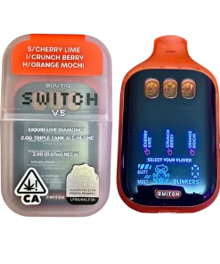 BOUTIQ SWITCH V5 (3 in 1) “CHERRY LIME” (SATIVA) x “CRUNCH BERRY” (INDICA) x “ORANGE MOCHI” (HYBRID)