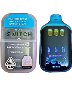 BOUTIQ SWITCH V5 (3 in 1) “ARTIC FROST” (HYBRID) x “ROCKET POP” (HYBRID) x “TROPIC HAZE” (SATIVA)