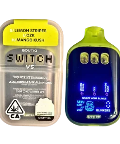 BOUTIQ SWITCH V5 (3 in 1) “LEMON STRIPES” (S) x “OZK” (I) x “MANGO KUSH” (H)