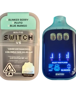 BOUTIQ SWITCH V5 (3 in 1) “BLINKER BERRY” x “PLUTO” x “BLUE MANGO” (INDICA)