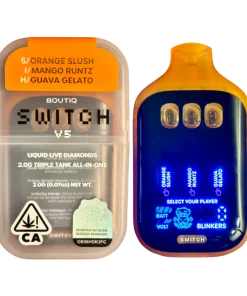 BOUTIQ SWITCH V5 (3 in 1) “ORANGE SLUSH” (S) x “MANGO RUNTZ” (I) x “GUAVA GELATO” (H)