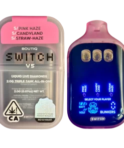 BOUTIQ SWITCH V5 (3 in 1) “PINK HAZE” x “CANDYLAND” x “STRAW-HAZE” (SATIVA)
