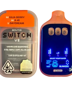BOUTIQ SWITCH V5 (3 in 1) “BAJA BERRY” (HYBRID) x “X-41” (HYBRID) x “DAYDREAM” (INDICA)