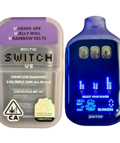 BOUTIQ SWITCH V5 (3 in 1) “GRAPE APE” x “JELLY ROLL” x “RAINBOW BELTS” (INDICA)