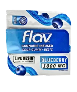 FLAV "BLUEBERRY" SOUR GUMMY BELTS