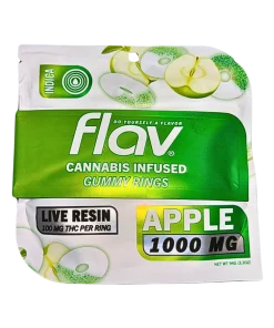 FLAV "APPLE" SOUR GUMMY RINGS