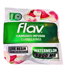 FLAV "WATERMELON" SOUR GUMMY RINGS
