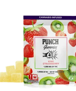 PUNCH GUMMIES "KIWI STRAWBERRY" THC INFUSED GUMMIES