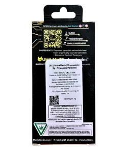 MUHA MEDS “PINEAPPLE PARADISE” 2G DISPOSABLE