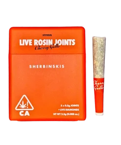 SHERBINSKIS "CHERRY GELLO" LIVE ROSIN INFUSED PRE-ROLLS