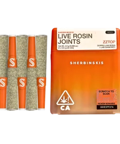 SHERBINSKIS "ZZTOP" LIVE ROSIN INFUSED PRE-ROLLS