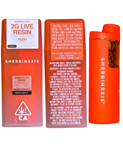 SHERBINSKI "TAZIKI” 2G LIVE RESIN DISPOSABLE