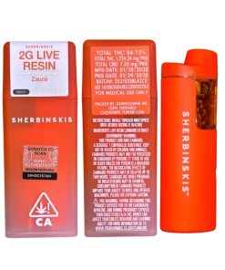 SHERBINSKI "ZAUCE" 2G LIVE RESIN DISPOSABLE