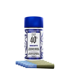 STIIIZY 40's "BISCOTTI" INFUSED PRE-ROLLS